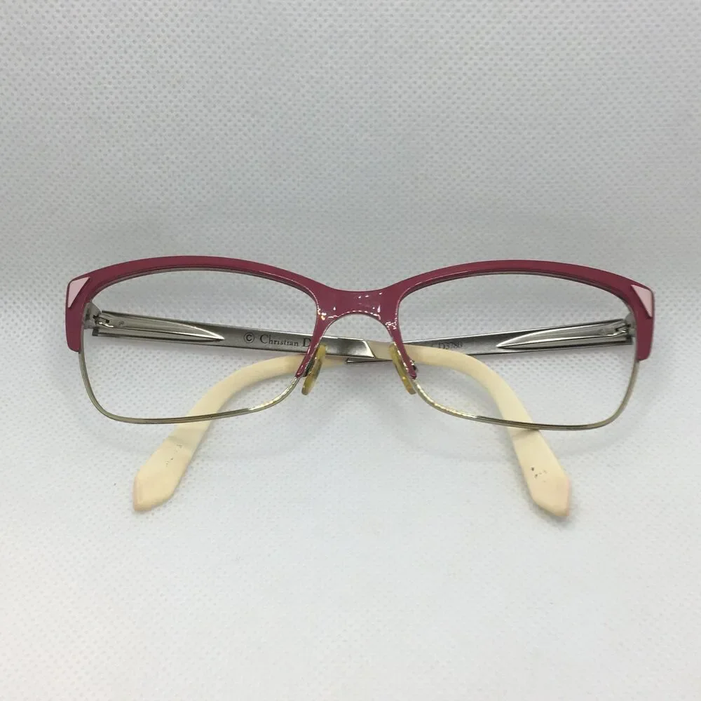 Christian Dior Pink Eyeglasses Frames Vintage GUC